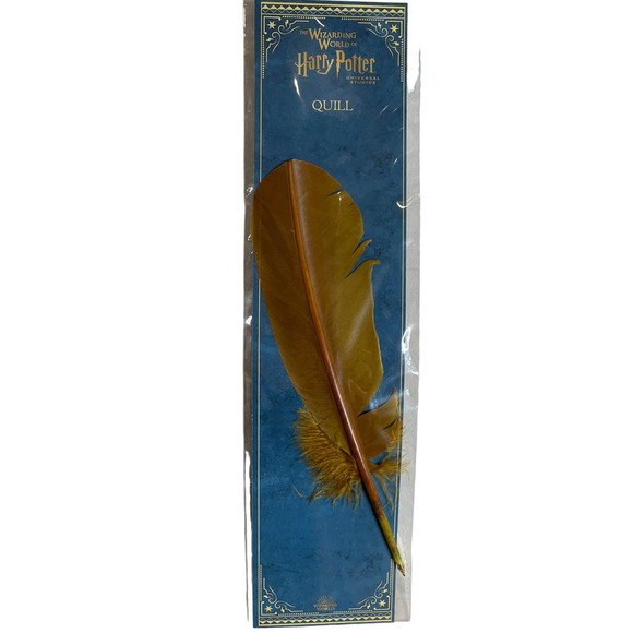 Universal Studios Other - Universal Studios Harry Potter Brown Feather Quill Pen